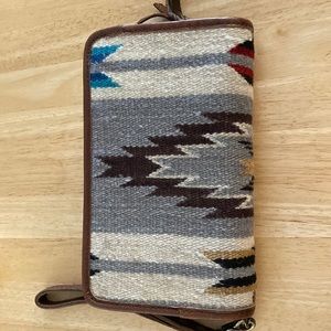 Like new American Darling blanket zipper wallet/clutch